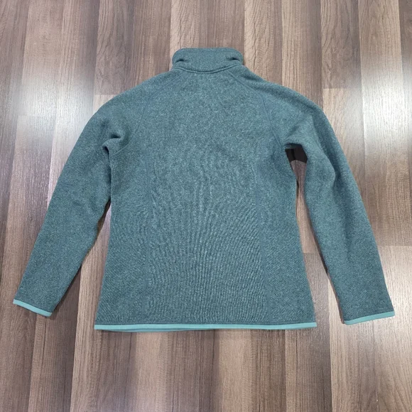Patagonia Better Sweater Cozy Knit Fleece Teal Quarter-Zip Pullover. M Gorpcore - Picture 4 of 7